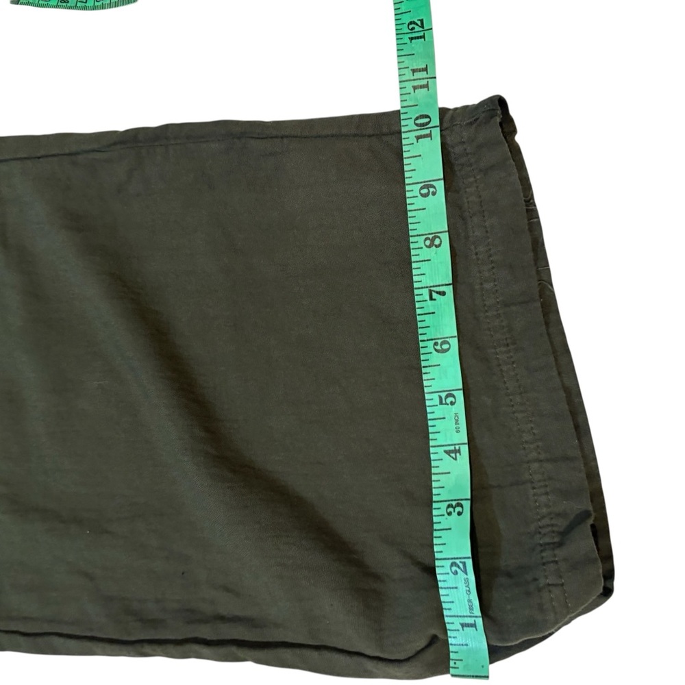 Zara Women's Cargo wide legs- Dark Green pants size XS - Picture 8 of 10